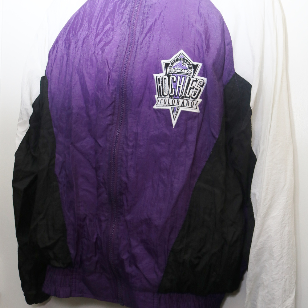 90's Vintage Logo7 "COLORADO ROCKIES" Jacket - Picture 4 of 7